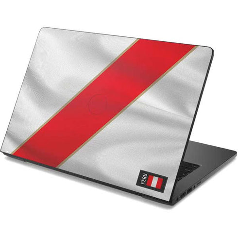 Peru Soccer Flag Dell Chromebook Skin